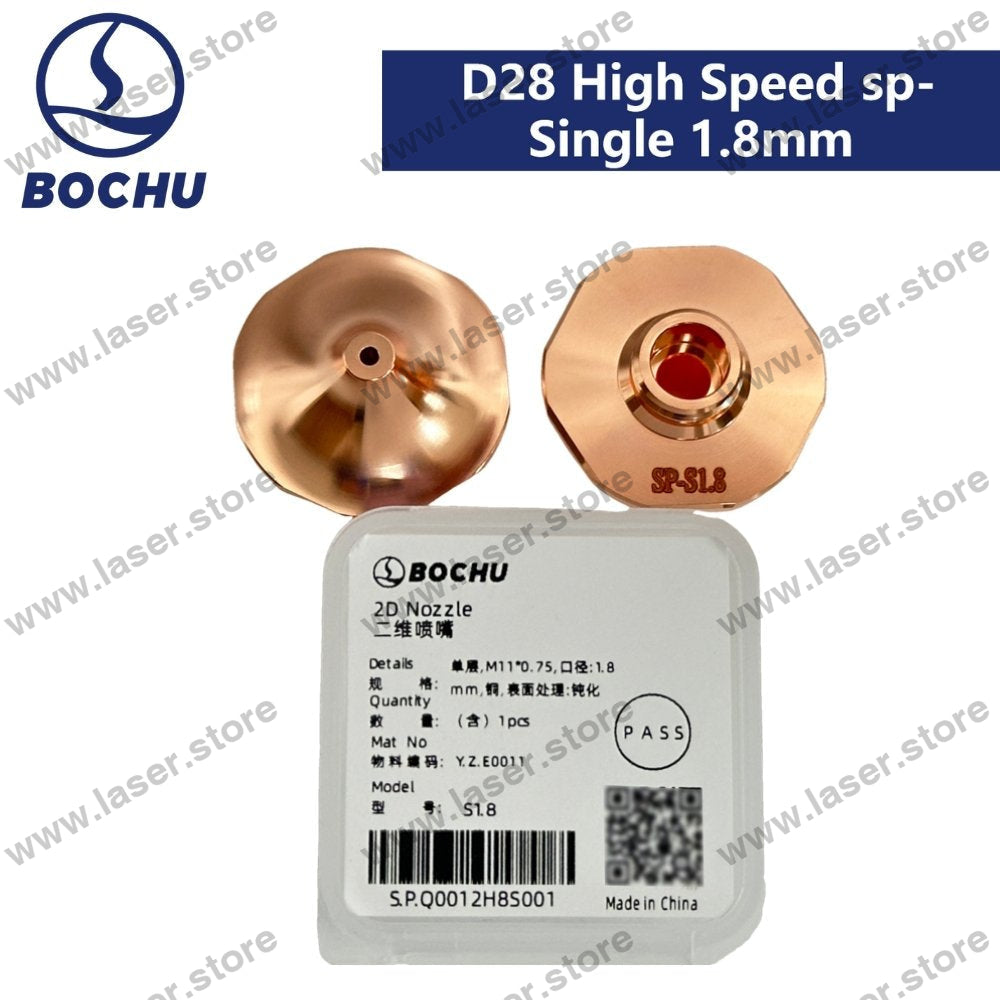 BOCHU Original Nozzles M11*0.75 D28 High Speed sp-Single 1.8mm(Y.Z.E0011)