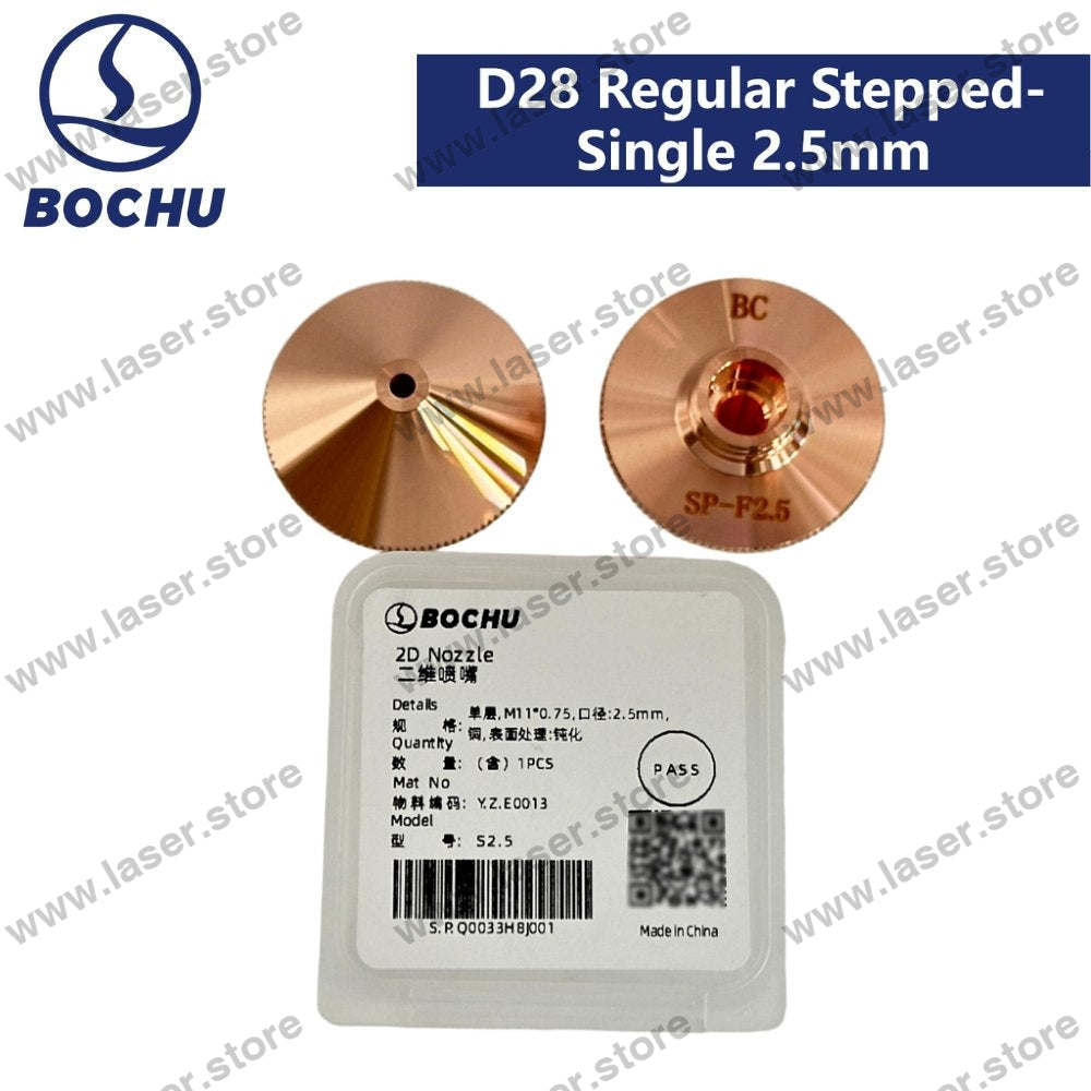 BOCHU Original Nozzles M11*0.75 D28 Regular Stepped-Single 2.5mm(Y.Z.E0013)