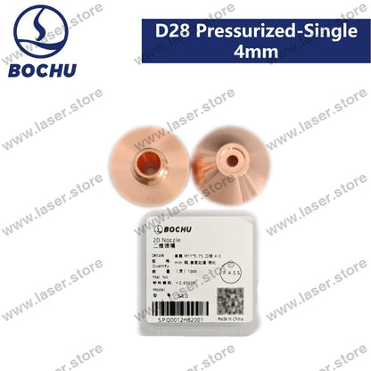 BOCHU Original Nozzles M11*0.75 D28 Pressurized - Single 4mm(Y.Z.E0036)