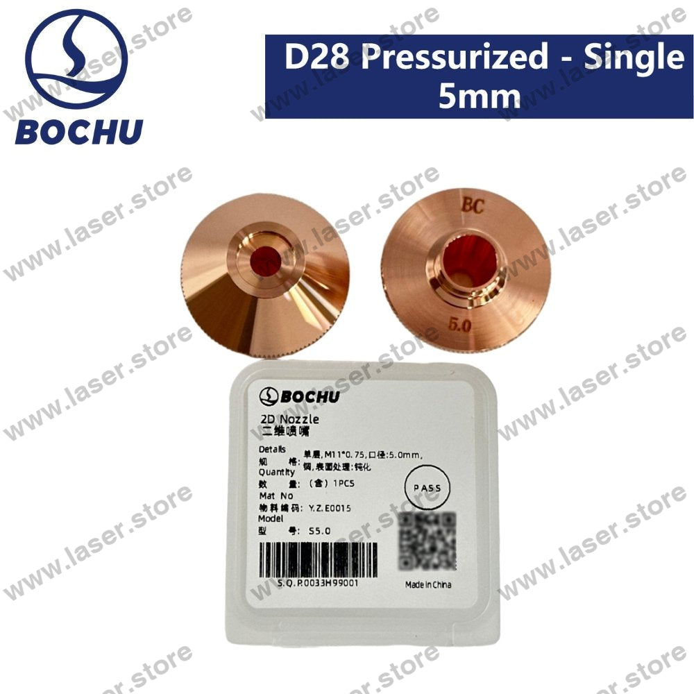 BOCHU Original Nozzles M11*0.75 D28 Pressurized - Single 5mm(Y.Z.E0015)