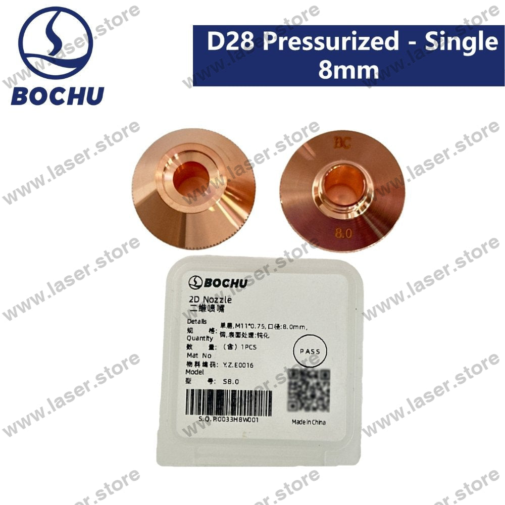 BOCHU Original Nozzles M11*0.75 D28 Pressurized - Single 8mm(Y.Z.E0016)