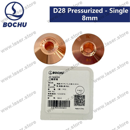 BOCHU Original Nozzles M11*0.75 D28 Pressurized - Single 8mm(Y.Z.E0016)