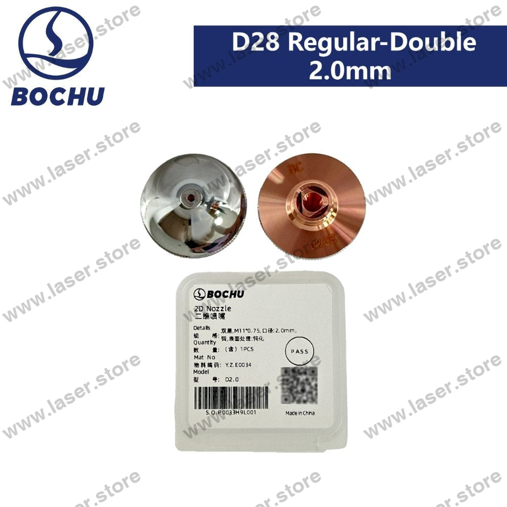 BOCHU Original Nozzles M11*0.75 D28 Regular-Double 2.0mm（Y.Z.E0034）