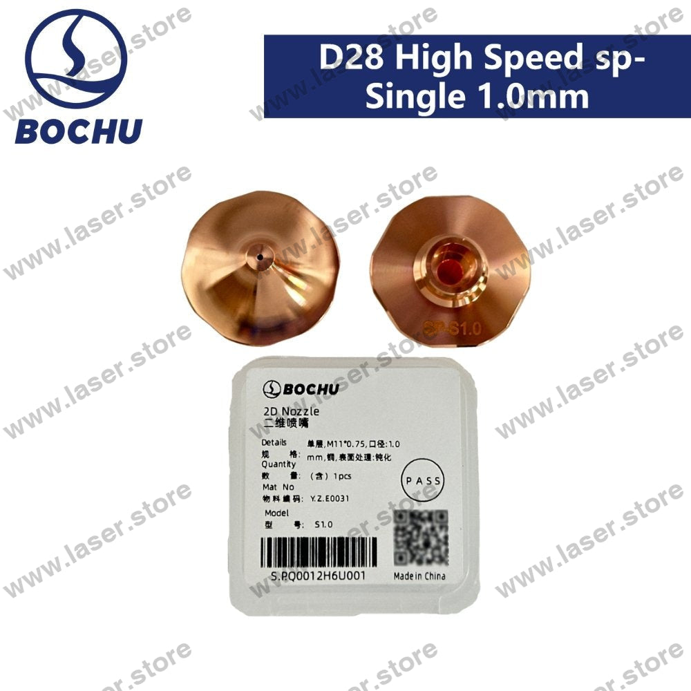 BOCHU Original Nozzles M11*0.75 D28 High Speed sp-Single 1.0mm(Y.Z.E0031)