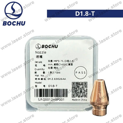 BOCHU Original Tube Bevel Cutting Nozzle M8 D1.8-T (DY.Z.E0026AA)