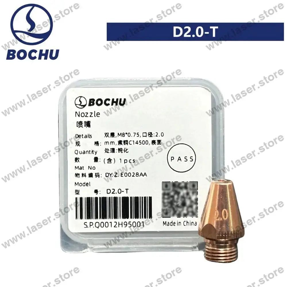 BOCHU Original Tube Bevel Cutting Nozzle M8 D2.0-T (DY.Z.E0028AA)