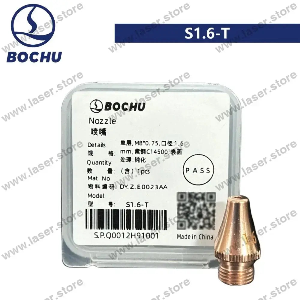 BOCHU Original Tube Bevel Cutting Nozzle M8 S1.6-T (DY.Z.E0023AA)