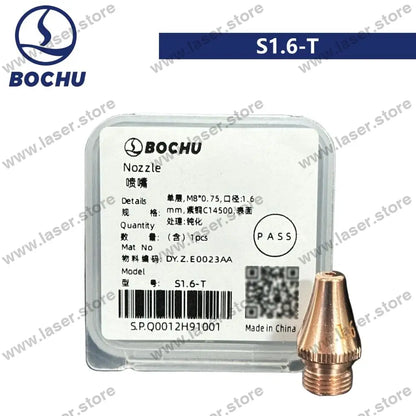 BOCHU Original Tube Bevel Cutting Nozzle M8 S1.6-T (DY.Z.E0023AA)