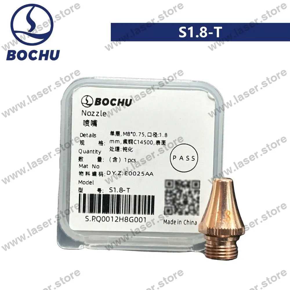 BOCHU Original Tube Bevel Cutting Nozzle M8 S1.8-T (DY.Z.E0025AA)