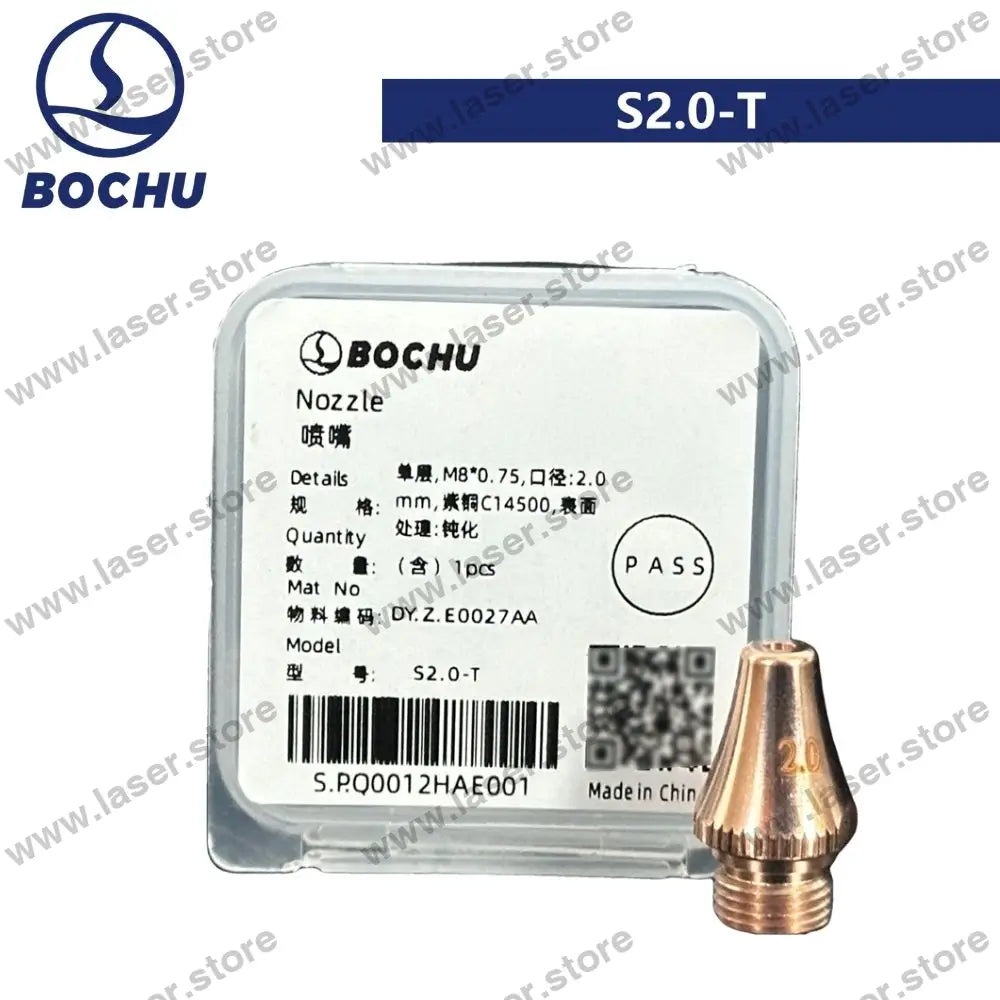 BOCHU Original Tube Bevel Cutting Nozzle M8 S2.0-T (DY.Z.E0027AA)