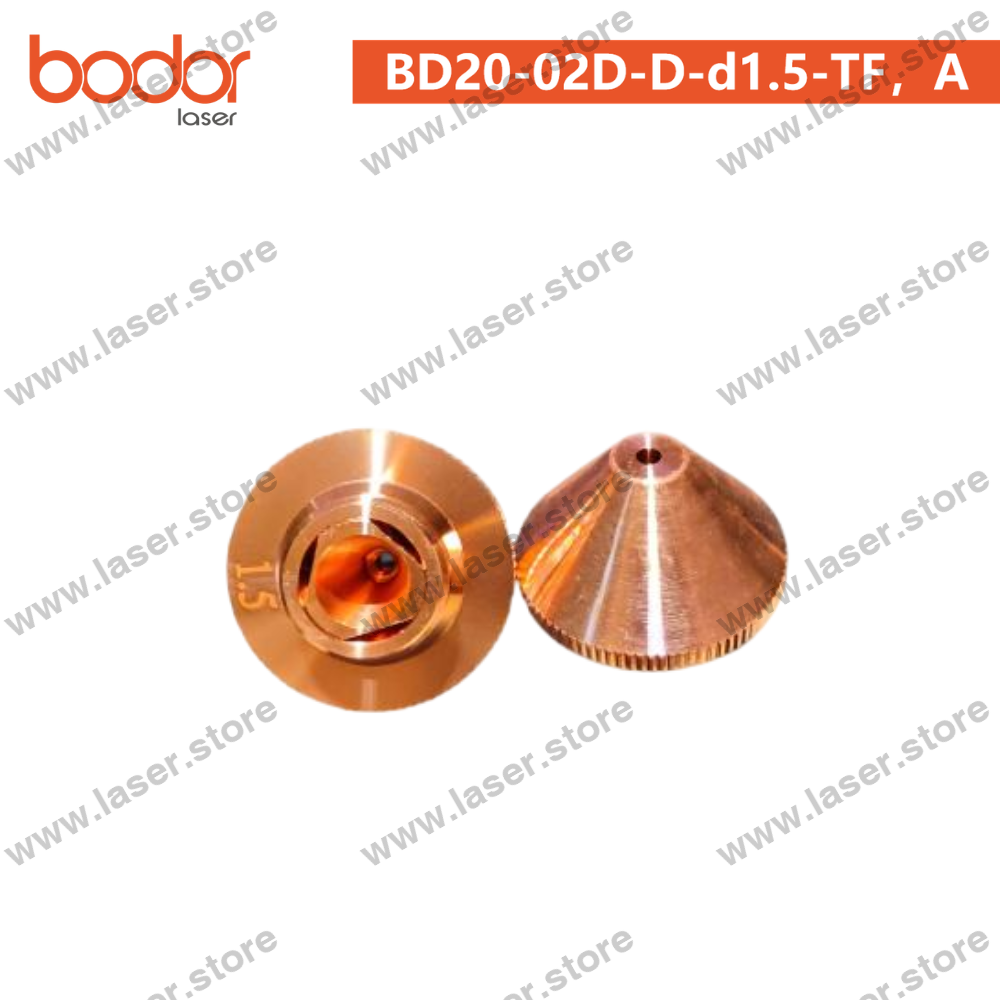 Bodor Original 20mm Round Tube-Cutting Nozzle（10pcs） - BD20-02D-D-d1.5-TF，A