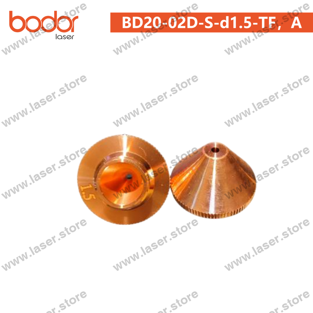 Bodor Original 20mm Round Tube-Cutting Nozzle（10pcs） - BD20-02D-S-d1.5-TF，A