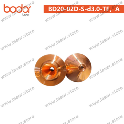 Bodor Original 20mm Round Tube-Cutting Nozzle（10pcs） - BD20-02D-S-d3.0-TF，A