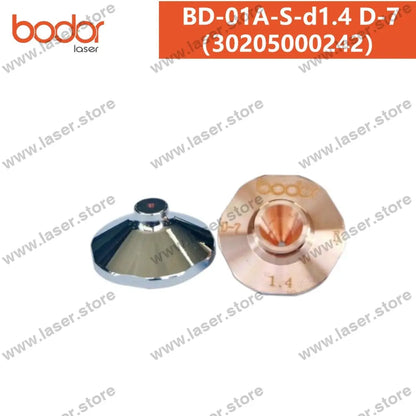 Bodor Original 25mm Hexagonal High-speed Laser Nozzles（10pcs） 30205000242（BD-01A-S-d1.4 D-7）