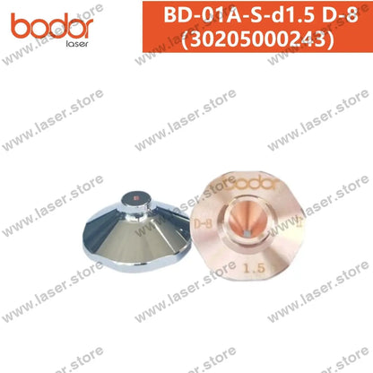 Bodor Original 25mm Hexagonal High-speed Laser Nozzles（10pcs） 30205000243（BD-01A-S-d1.5 D-8）