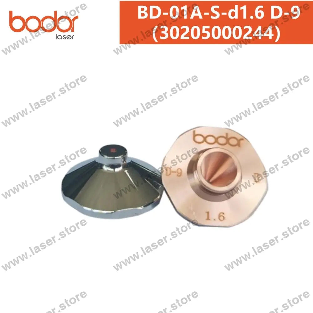 Bodor Original 25mm Hexagonal High-speed Laser Nozzles（10pcs） 30205000244（BD-01A-S-d1.6 D-9）