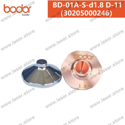 Bodor Original 25mm Hexagonal High-speed Laser Nozzles（10pcs） 30205000246（BD-01A-S-d1.8 D-11）