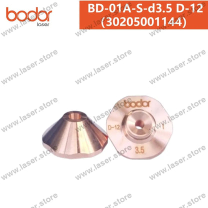 Bodor Original 25mm Hexagonal High-speed Laser Nozzles（10pcs） 30205001144（BD-01A-S-d3.5 D-12）