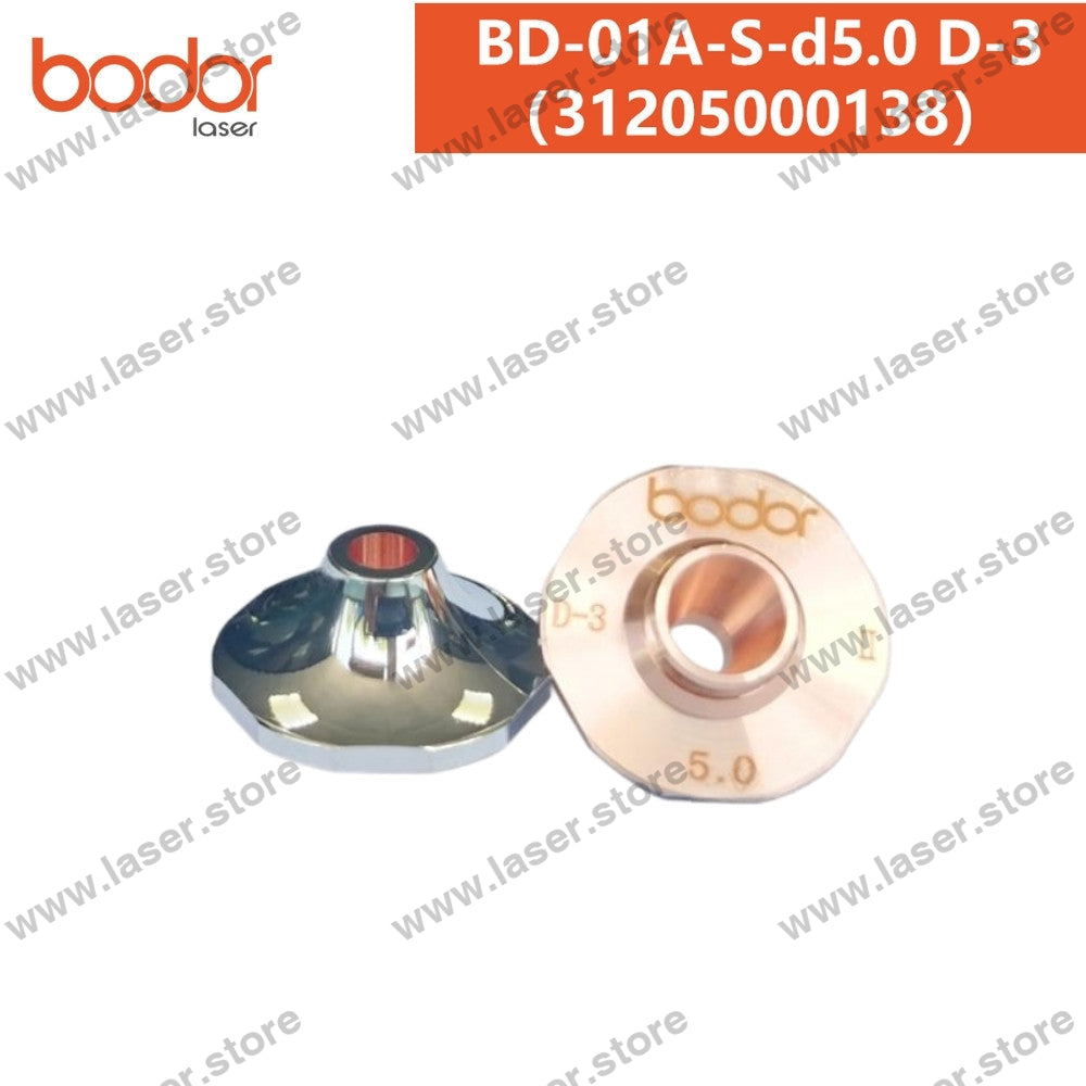 Bodor Original 25mm Hexagonal High-speed Laser Nozzles（10pcs） 31205000138（BD-01A-S-d5.0 D-3）