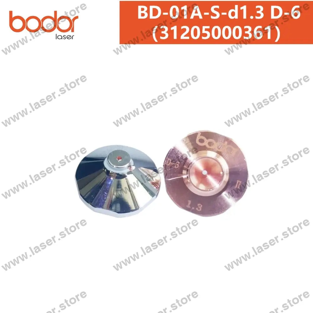 Bodor Original 25mm Hexagonal High-speed Laser Nozzles（10pcs） 31205000361（BD-01A-S-d1.3 D-6）