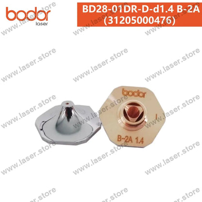 Bodor Original 28mm Hexagonal Plate-cutting High-speed Nozzle（20pcs） 31205000476（BD28-01DR-D-d1.4 B-2A）