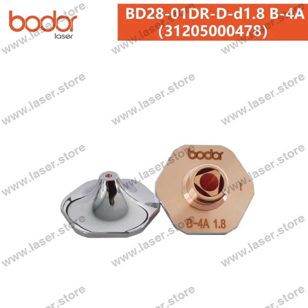 Bodor Original 28mm Hexagonal Plate-cutting High-speed Nozzle（20pcs） 31205000478（BD28-01DR-D-d1.8 B-4A）