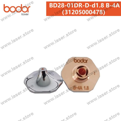 Bodor Original 28mm Hexagonal Plate-cutting High-speed Nozzle（20pcs） 31205000478（BD28-01DR-D-d1.8 B-4A）