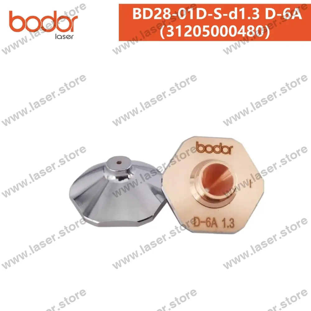 Bodor Original 28mm Hexagonal Plate-cutting High-speed Nozzle（20pcs） 31205000480（BD28-01D-S-d1.3 D-6A）