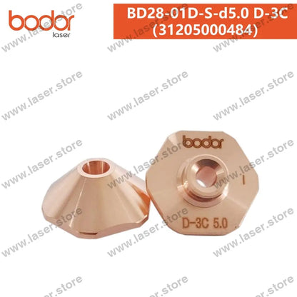 Bodor Original 28mm Hexagonal Plate-cutting High-speed Nozzle（20pcs） 31205000484（BD28-01D-S-d5.0 D-3C）