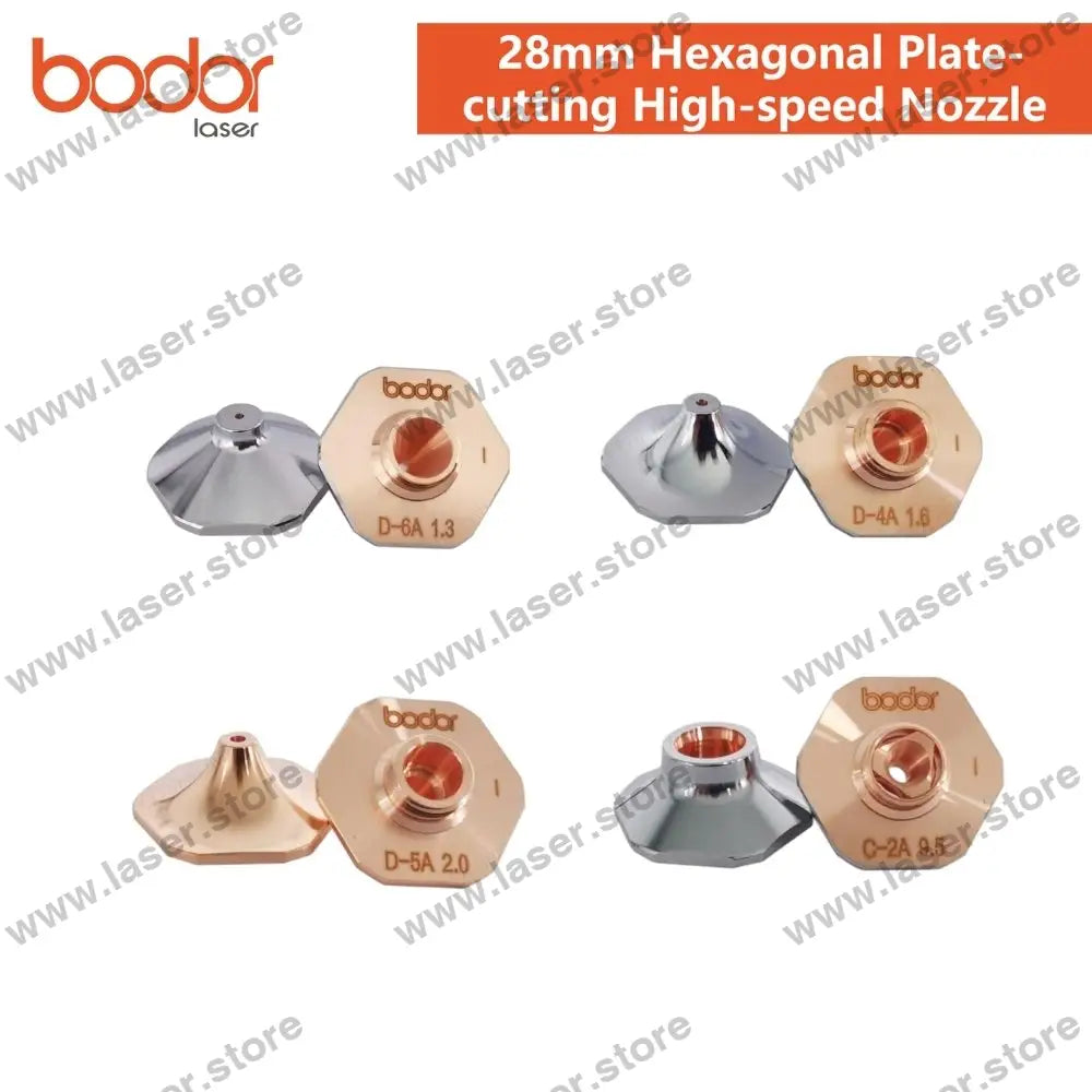 Bodor Original 28mm Hexagonal Plate-cutting High-speed Nozzle