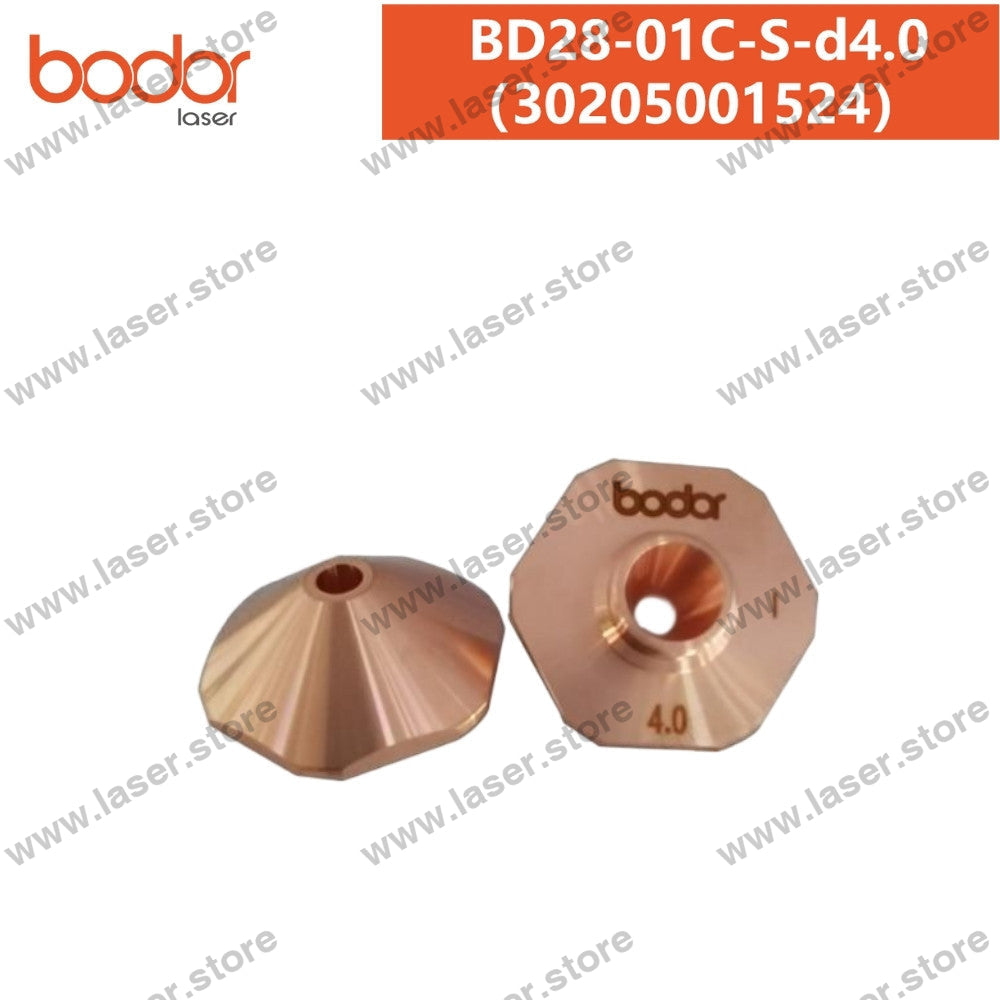 Bodor Original 28mm Hexagonal Plate Cutting Standard Laser Nozzles 30205001524（BD28-01C-S-d4.0）