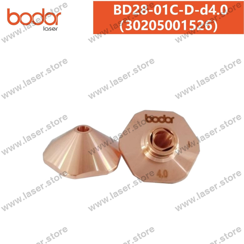 Bodor Original 28mm Hexagonal Plate Cutting Standard Laser Nozzles 30205001526（BD28-01C-D-d4.0）