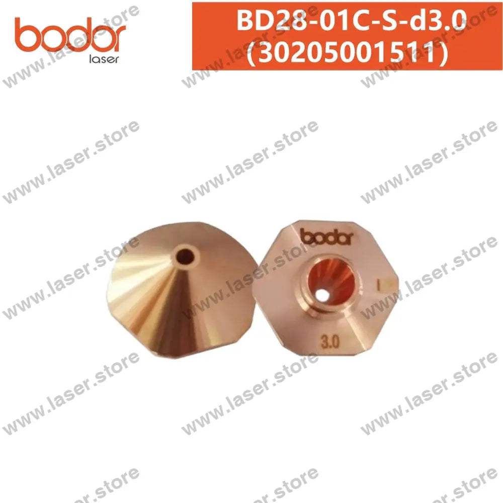 Bodor Original 28mm Hexagonal Plate Cutting Standard Laser Nozzles 30205001511（BD28-01C-S-d3.0）