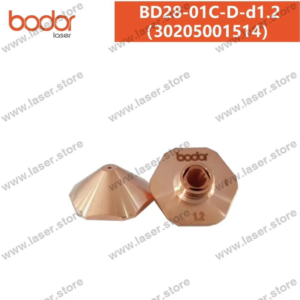 Bodor Original 28mm Hexagonal Plate Cutting Standard Laser Nozzles 30205001514（BD28-01C-D-d1.2）