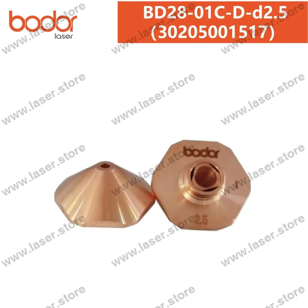 Bodor Original 28mm Hexagonal Plate Cutting Standard Laser Nozzles 30205001517（BD28-01C-D-d2.5）