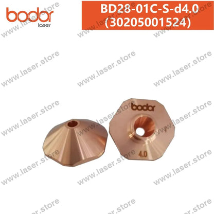 Bodor Original 28mm Hexagonal Plate Cutting Standard Laser Nozzles 30205001524（BD28-01C-S-d4.0）
