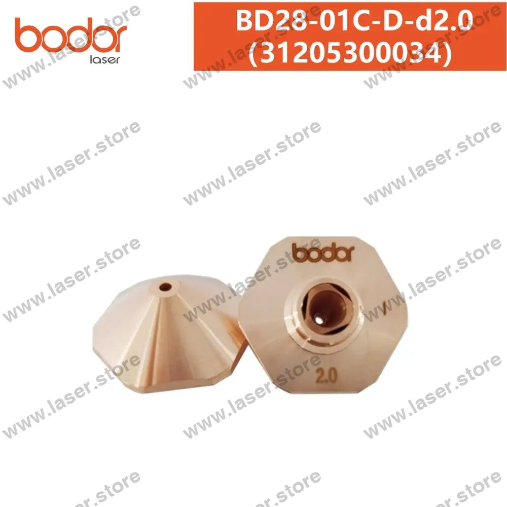 Bodor Original 28mm Hexagonal Plate Cutting Standard Laser Nozzles 31205300034（BD28-01C-D-d2.0）
