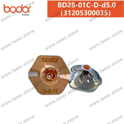 Bodor Original 28mm Hexagonal Plate Cutting Standard Laser Nozzles 31205300035（BD28-01C-D-d5.0）