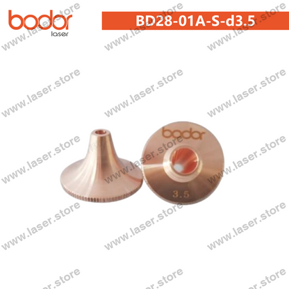 Bodor Original 28mm High-Speed Sheet Metal Bevel-Cutting Nozzle（10pcs） - BD28-01A-S-d3.5