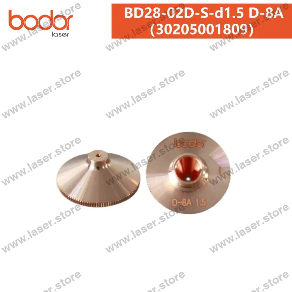Bodor Original 28mm Round Plate-cutting Nozzle（10pcs） 30205001809（BD28-02D-S-d1.5 D-8A）