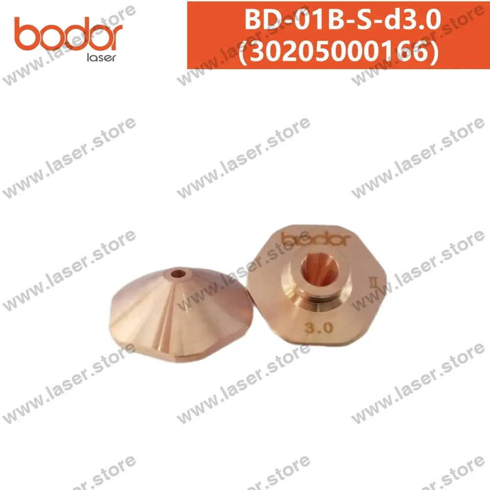 Bodor Original 32mm Laser Nozzles（10pcs） 30205000166（BD-01B-S-d3.0）