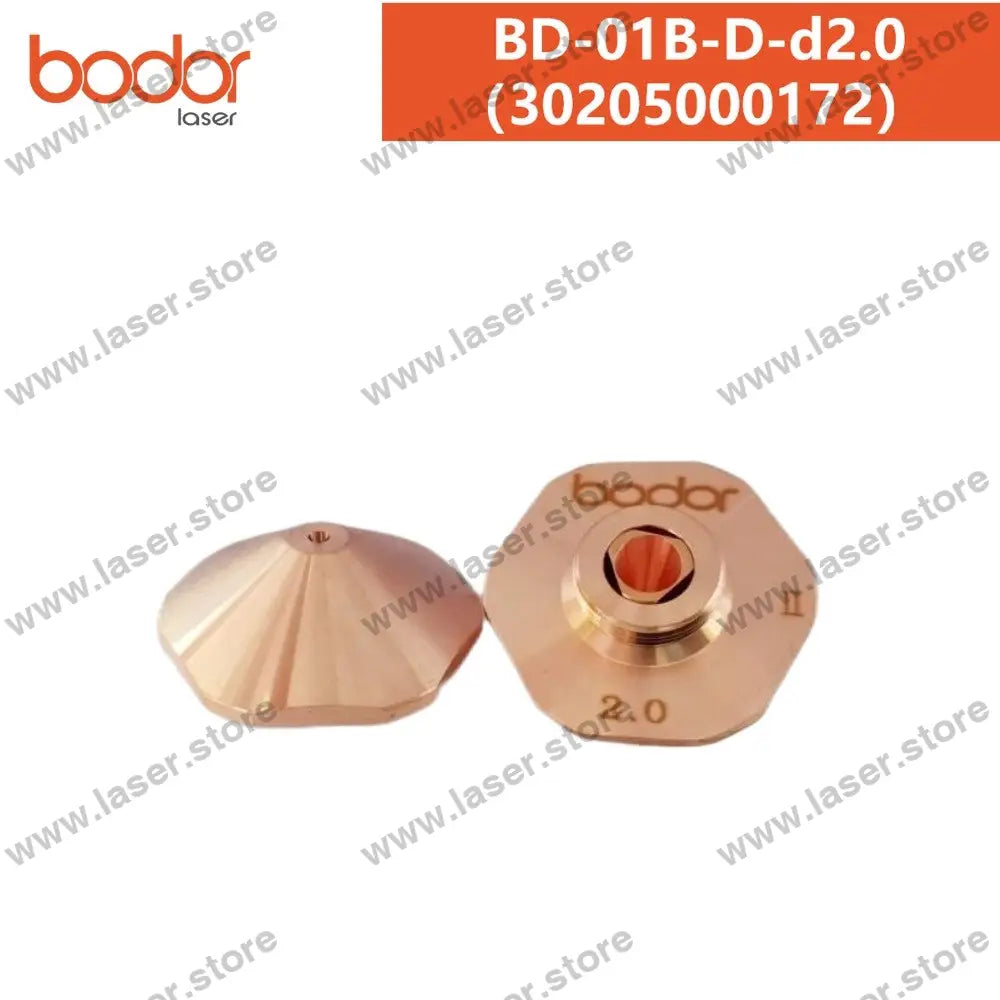 Bodor Original 32mm Laser Nozzles（10pcs） 30205000172（BD-01B-D-d2.0）