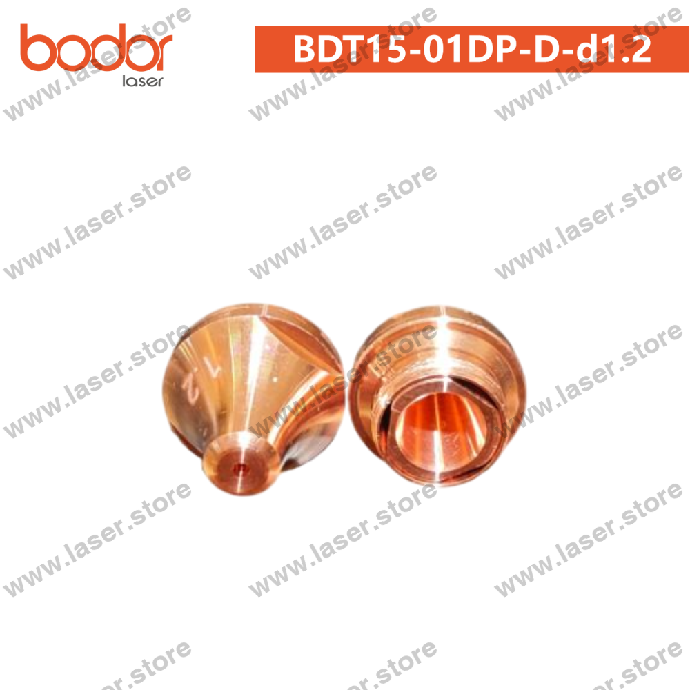 Bodor Original U10/Gangchun Dedicated Long-Focus Straight Tube-Cutting Nozzle (30kW)10pcs - BDT15-01DP-D-d1.2
