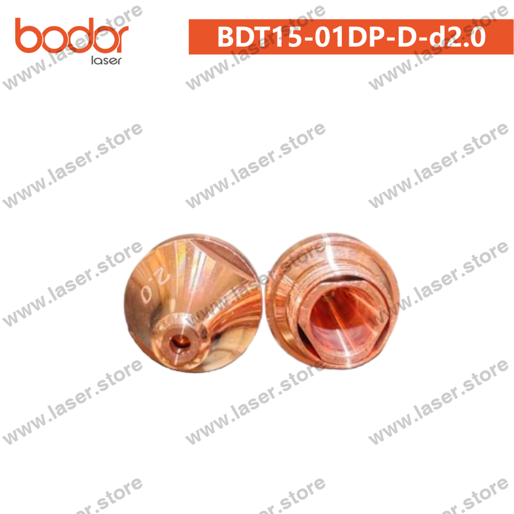 Bodor Original U10/Gangchun Dedicated Long-Focus Straight Tube-Cutting Nozzle (30kW)10pcs - BDT15-01DP-D-d2.0