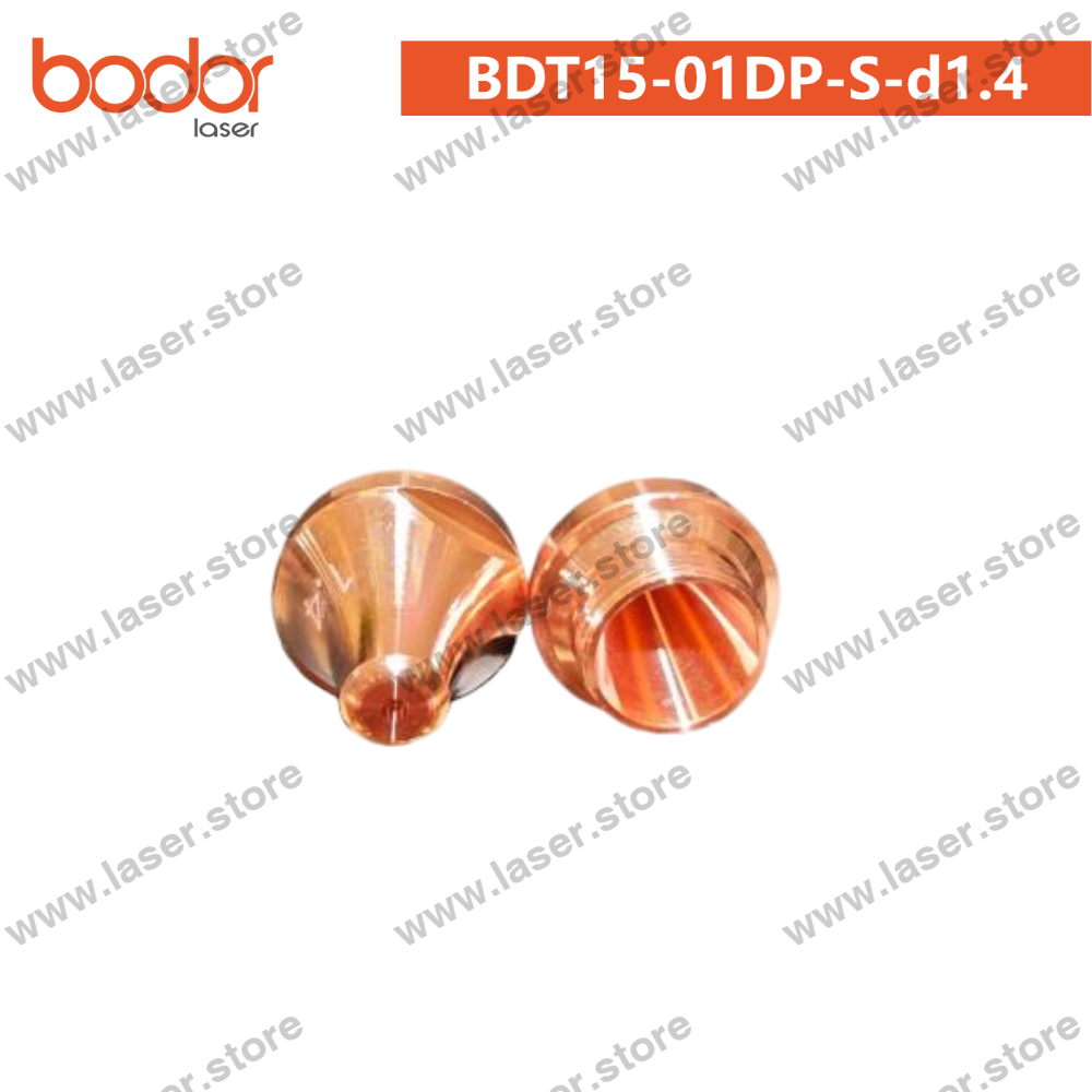 Bodor Original U10/Gangchun Dedicated Long-Focus Straight Tube-Cutting Nozzle (30kW)10pcs - BDT15-01DP-S-d1.4