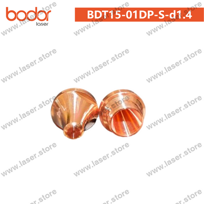 Bodor Original U10/Gangchun Dedicated Long-Focus Straight Tube-Cutting Nozzle (30kW)10pcs - BDT15-01DP-S-d1.4