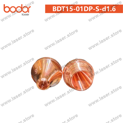 Bodor Original U10/Gangchun Dedicated Long-Focus Straight Tube-Cutting Nozzle (30kW)10pcs - BDT15-01DP-S-d1.6