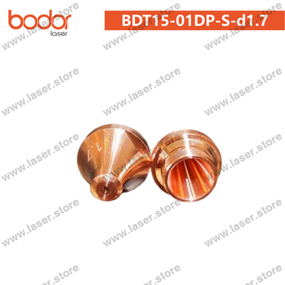 Bodor Original U10/Gangchun Dedicated Long-Focus Straight Tube-Cutting Nozzle (30kW)10pcs - BDT15-01DP-S-d1.7