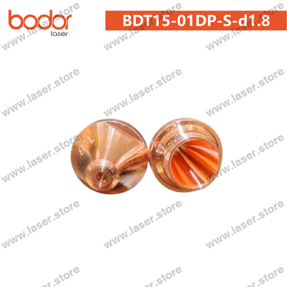 Bodor Original U10/Gangchun Dedicated Long-Focus Straight Tube-Cutting Nozzle (30kW)10pcs - BDT15-01DP-S-d1.8