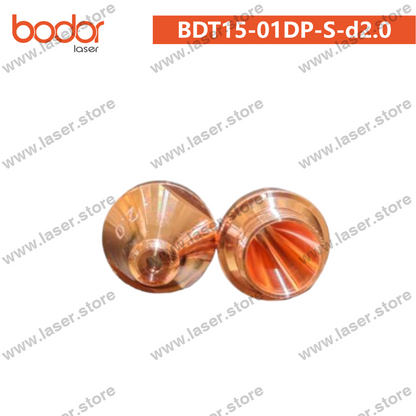 Bodor Original U10/Gangchun Dedicated Long-Focus Straight Tube-Cutting Nozzle (30kW)10pcs - BDT15-01DP-S-d2.0